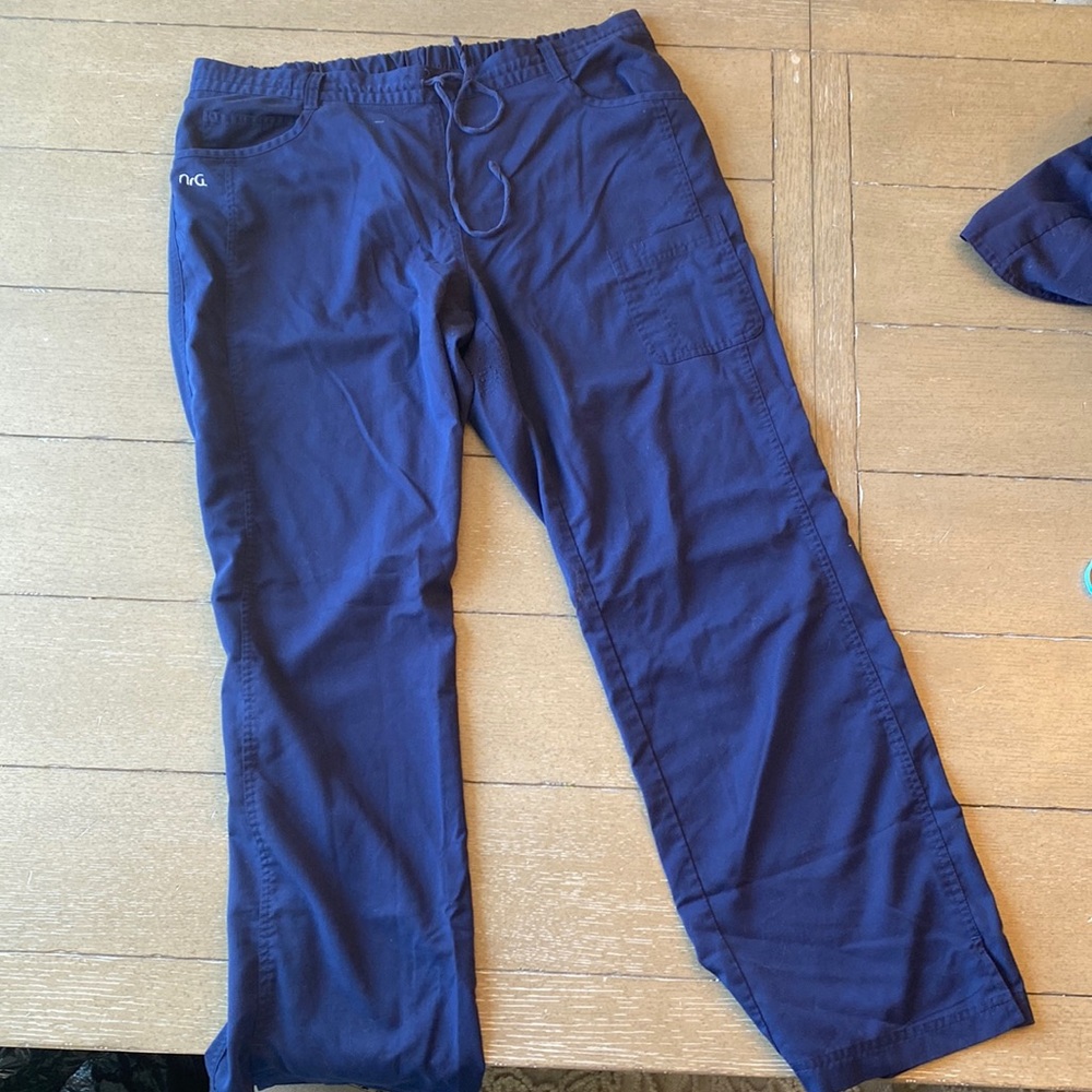 NRG Navy Scrub Set